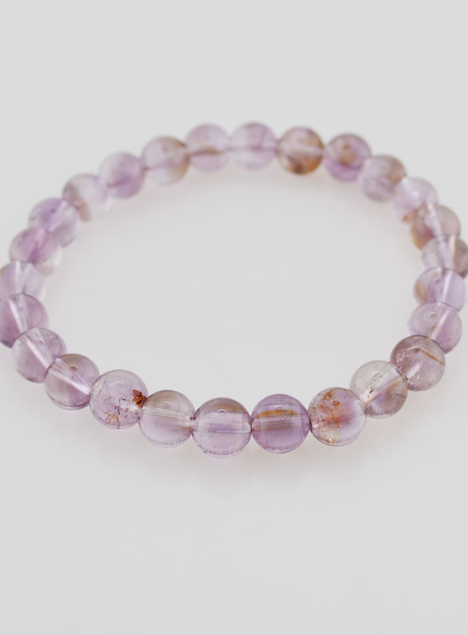 Bracciale in Pietra Naturale di Ametrino AAA - 7 mm (pic 2)
