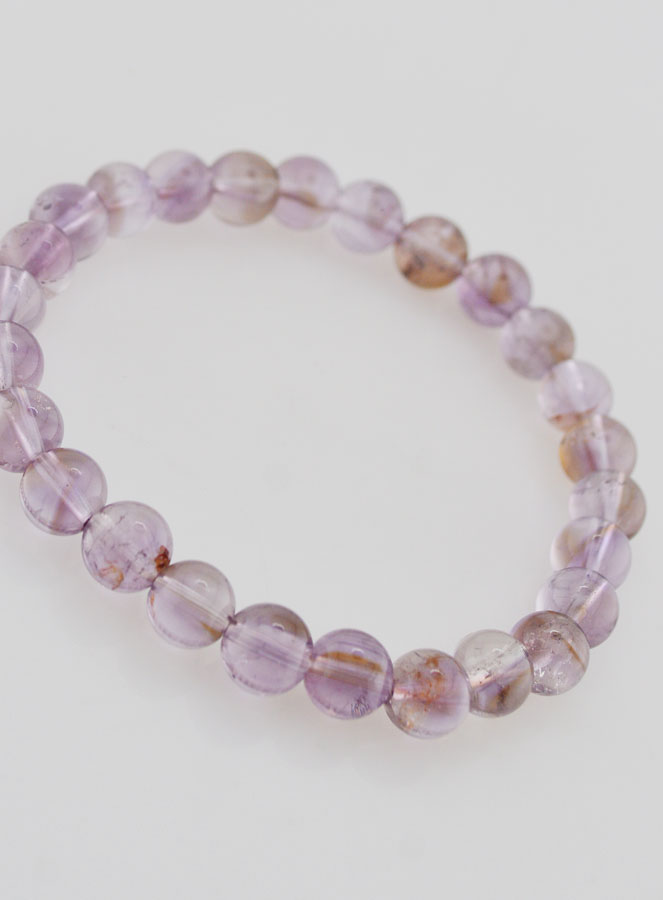 Bracciale in Pietra Naturale di Ametrino AAA - 7 mm (pic 3)