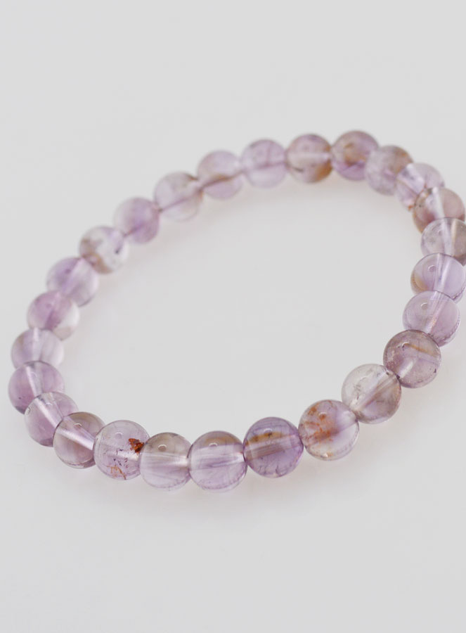Bracciale in Pietra Naturale di Ametrino AAA - 7 mm (pic 4)