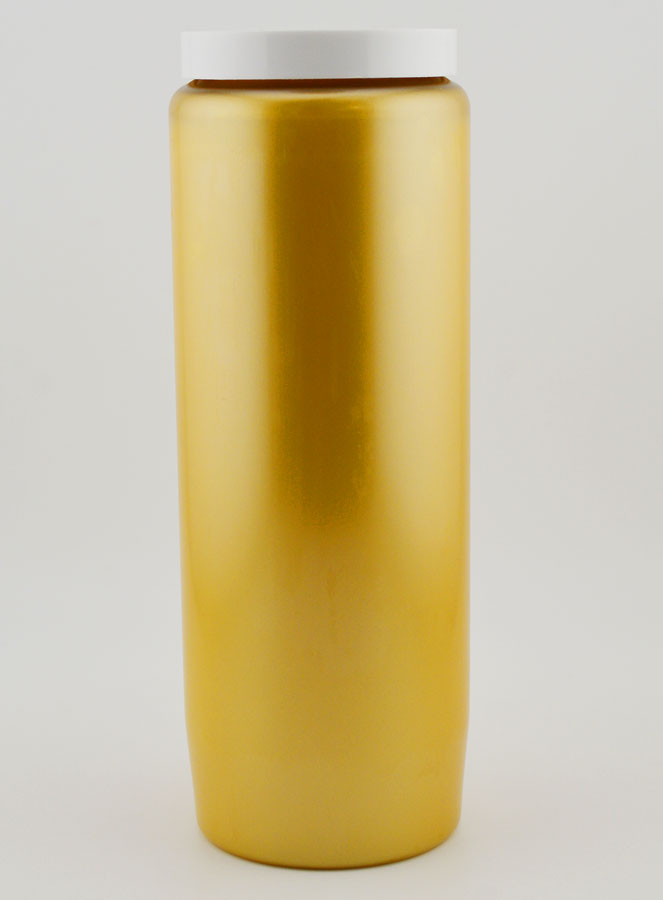 Candela di Novena Colore Oro - 9 giorni (pic 1)
