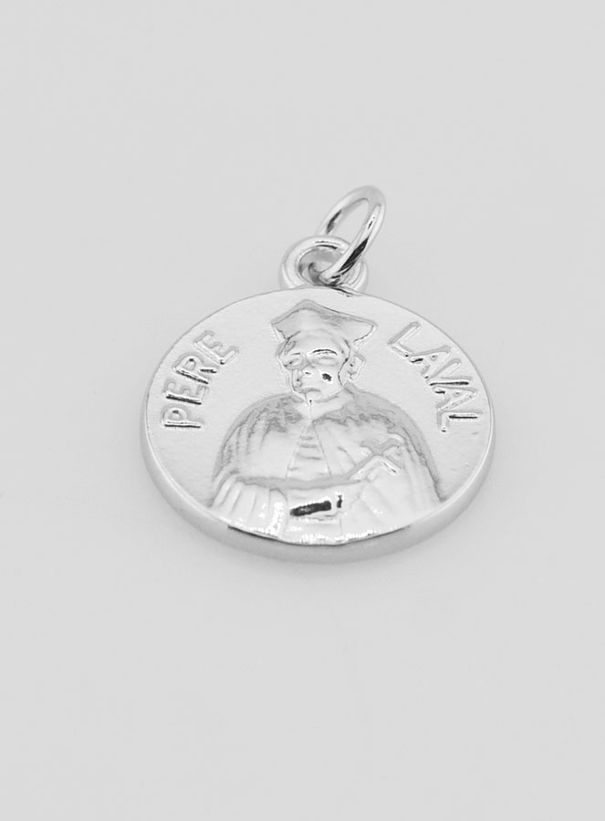 Medaglia in Argento 18mm - Padre Laval (pic 2)