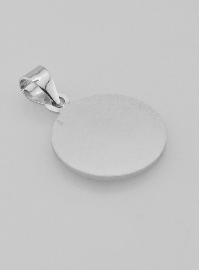 Medaglia San Michele Arcangelo in Argento Massiccio - 14 mm (pic 4)