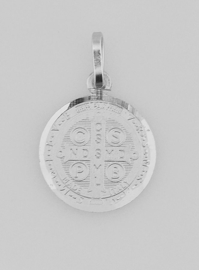 Medaglia di San Benedetto in Argento - 14mm (pic 2)