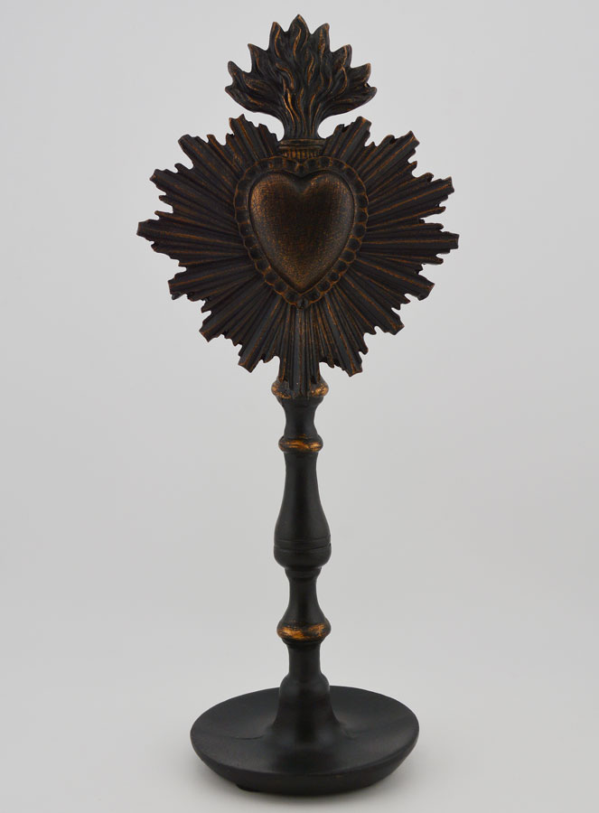 Ex Voto su Base Nero & Bronzo - 23 cm (pic 1)