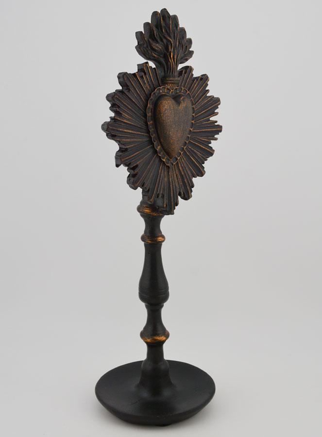 Ex Voto su Base Nero & Bronzo - 23 cm (pic 3)