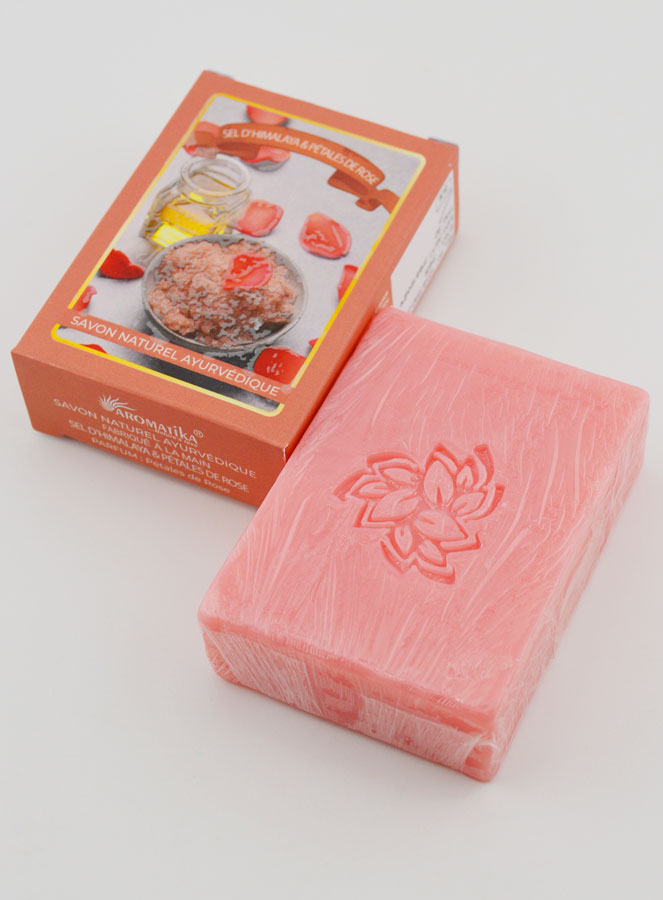 Sapone Petali di Rosa e Sale dell’Himalaya - Tradizione Ayurvedica (pic 2)