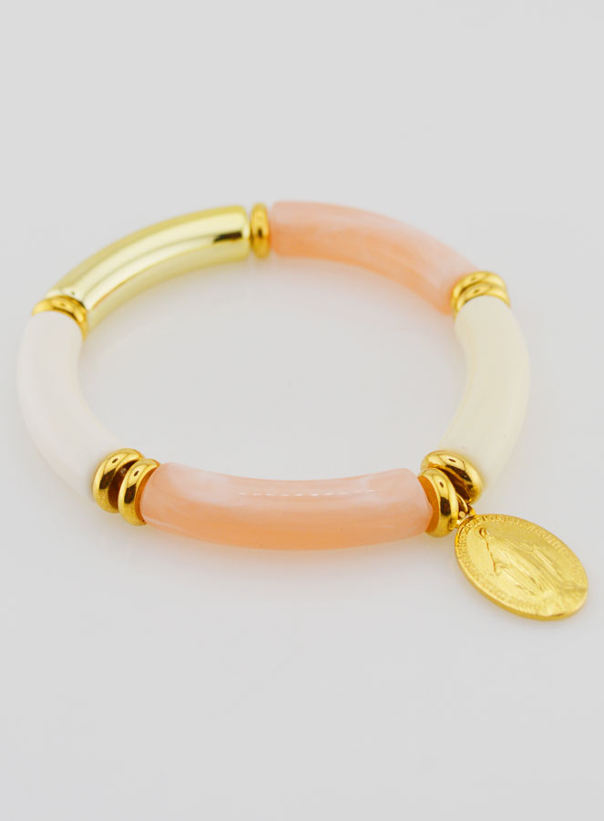Bracciale Religioso con Medaglia Miracolosa – Rosa (pic 3)