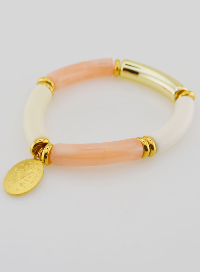 Bracciale Religioso con Medaglia Miracolosa – Rosa (pic 4)