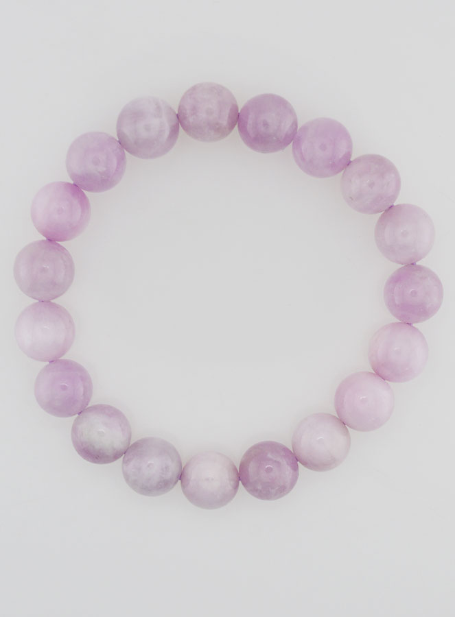 Bracciale in Pietra Naturale di Kunzite – 10 mm (pic 1)