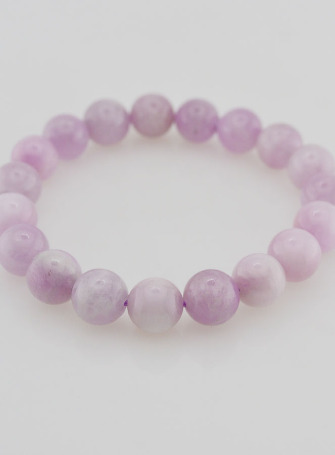 Bracciale in Pietra Naturale di Kunzite – 10 mm (pic 2)
