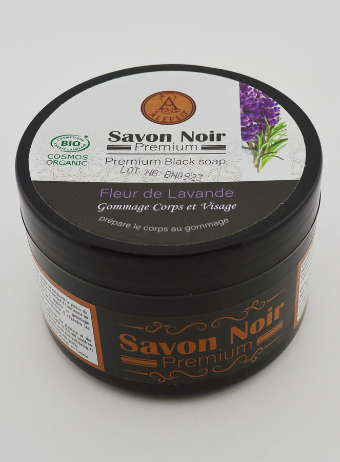 Sapone Nero Premium Bio - Fiore di Lavanda (pic 1)