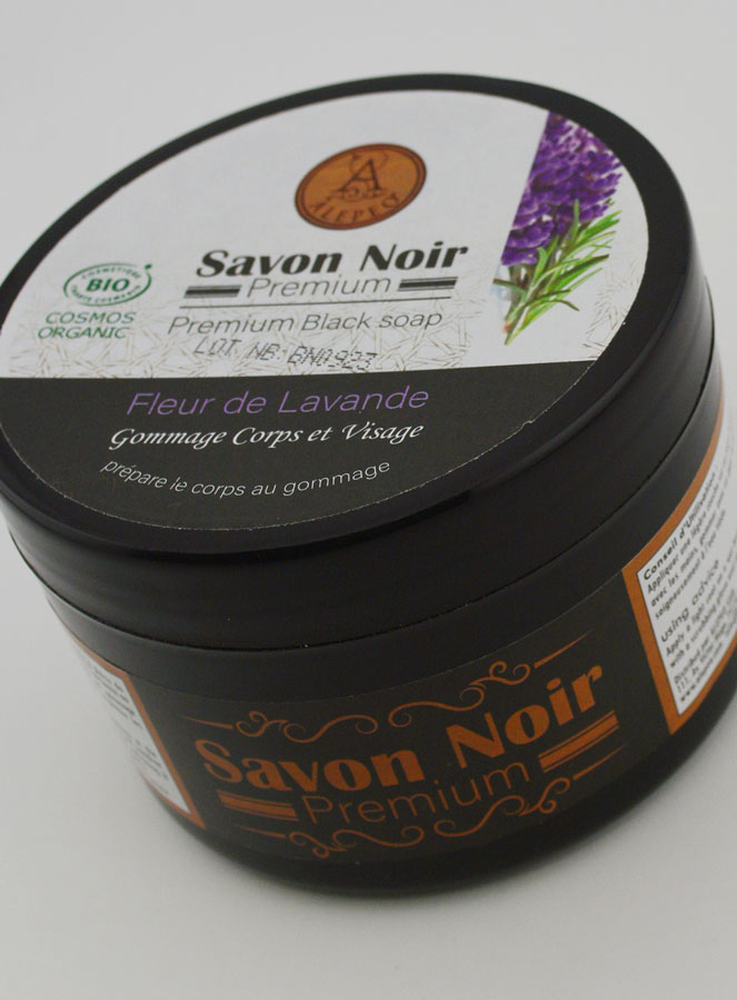 Sapone Nero Premium Bio - Fiore di Lavanda (pic 4)
