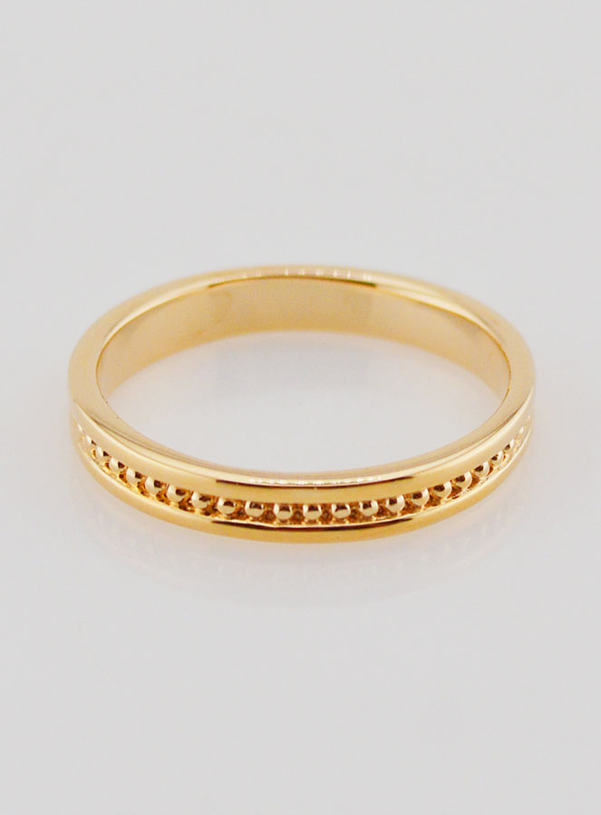Anello Fede in Oro Placcato - Misura 14 (pic 1)