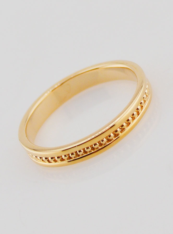 Anello Fede in Oro Placcato - Misura 14 (pic 3)