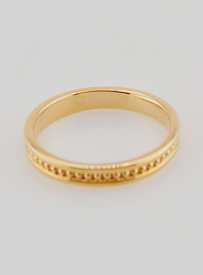 Anello Fede in Oro Placcato - Misura 14 (pic 4)