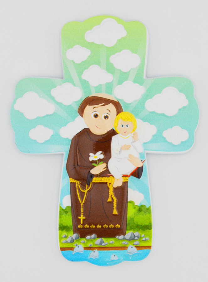 Croce da Appendere per Bambini - Sant'Antonio (pic 1)