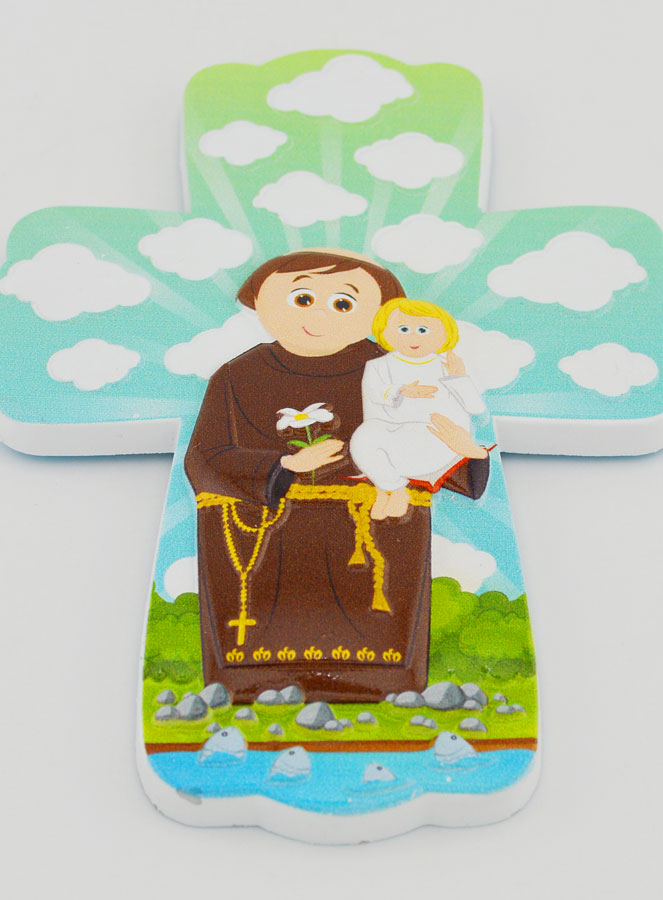 Croce da Appendere per Bambini - Sant'Antonio (pic 2)