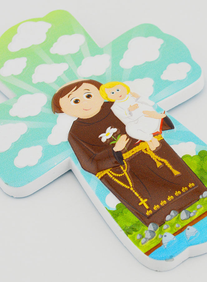 Croce da Appendere per Bambini - Sant'Antonio (pic 3)