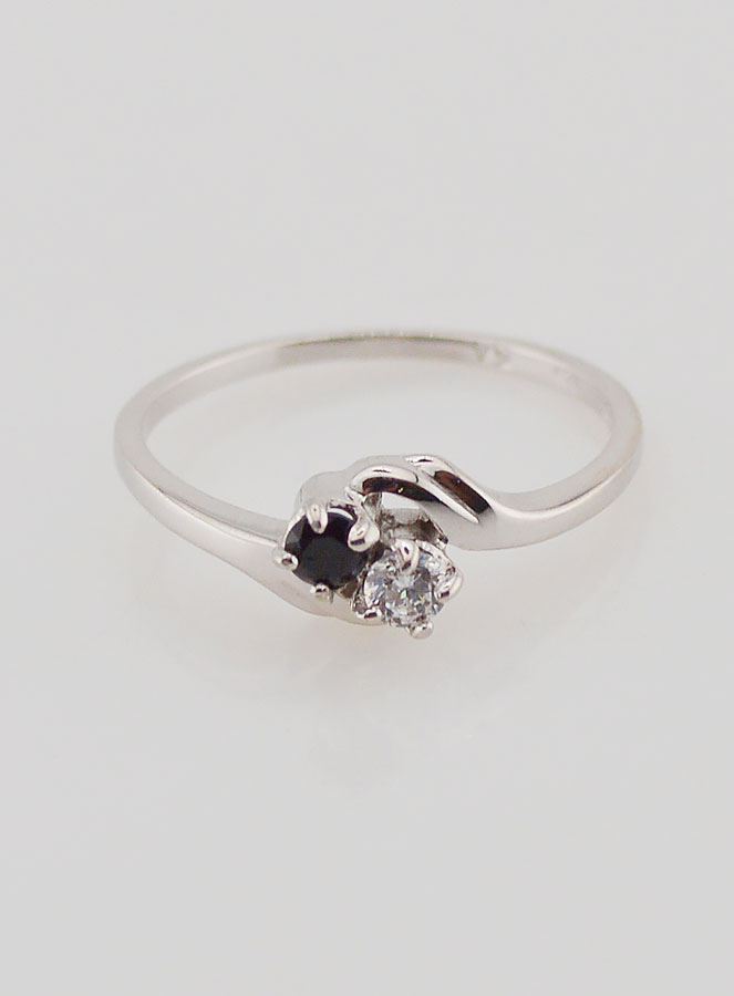 Anello Argento & Zirconi - Misura 14 (pic 1)