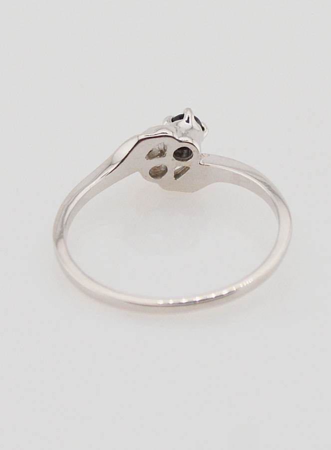 Anello Argento & Zirconi - Misura 14 (pic 4)
