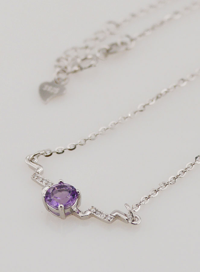 Collana in Argento 925 e Ametista (pic 1)
