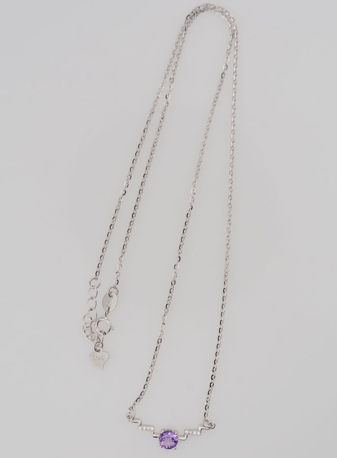 Collana in Argento 925 e Ametista (pic 2)