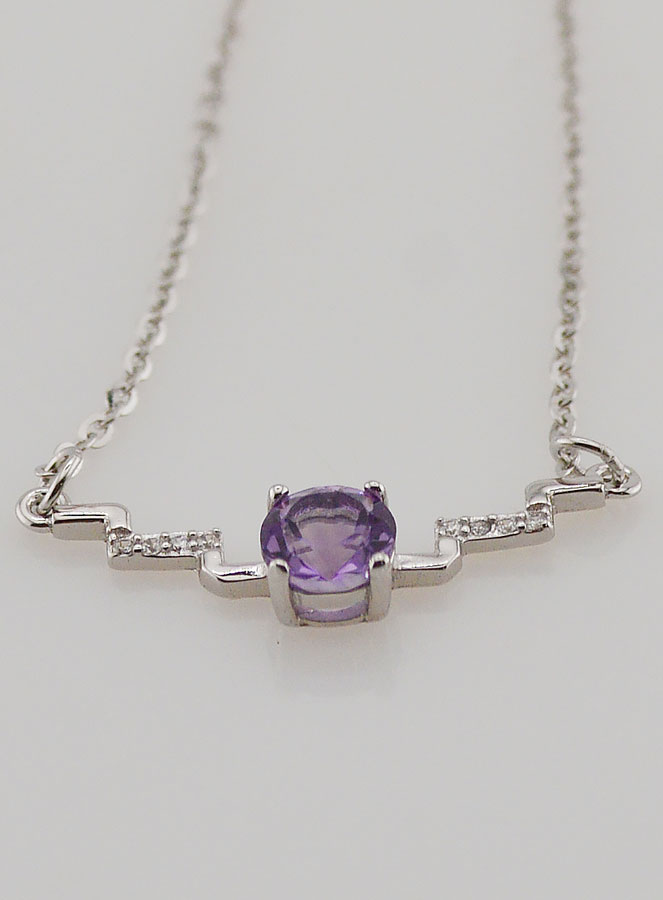 Collana in Argento 925 e Ametista (pic 3)