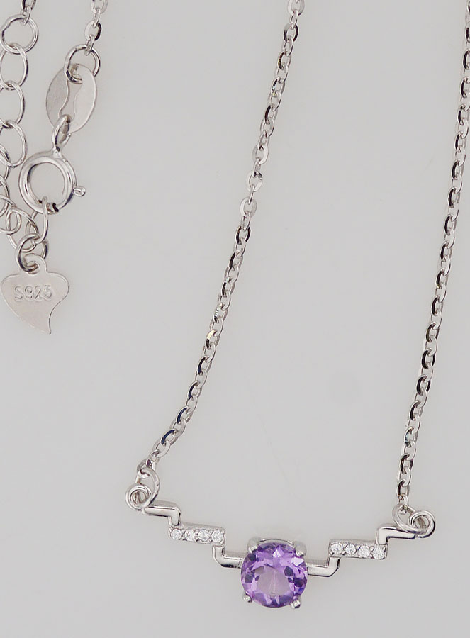 Collana in Argento 925 e Ametista (pic 4)