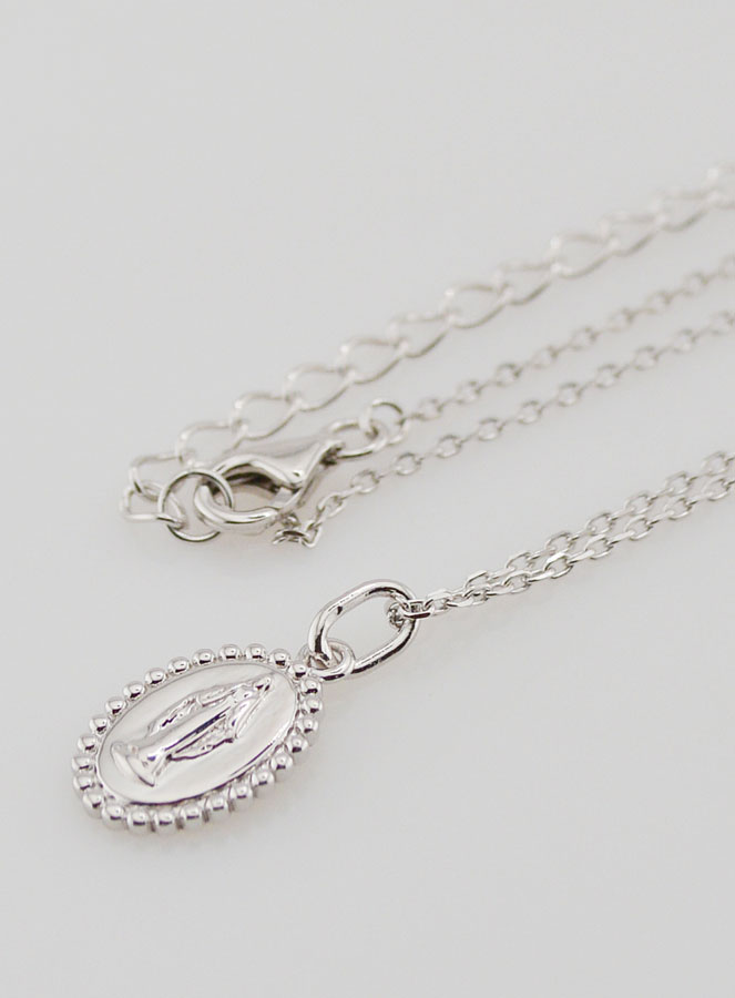 Collana Religiosa Madonna Miracolosa - Argento 925 (pic 1)