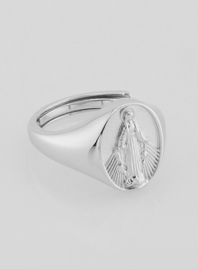 Anello Chevalier Madonna Miracolosa - Taglia 6-12 (pic 3)
