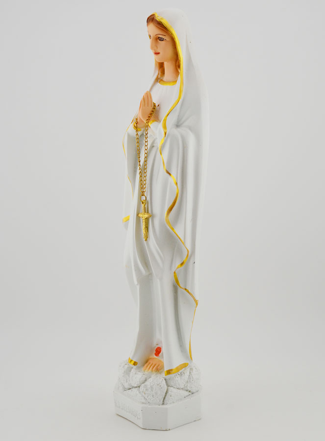 Statua della Madonna di Lourdes Policroma - 30 cm (pic 2)