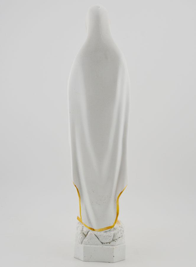 Statua della Madonna di Lourdes Policroma - 30 cm (pic 4)