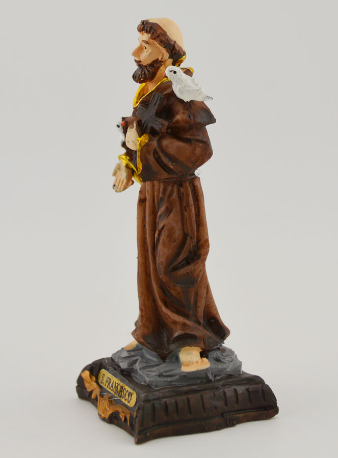 Statua Religiosa di San Francesco - 7 cm (pic 2)