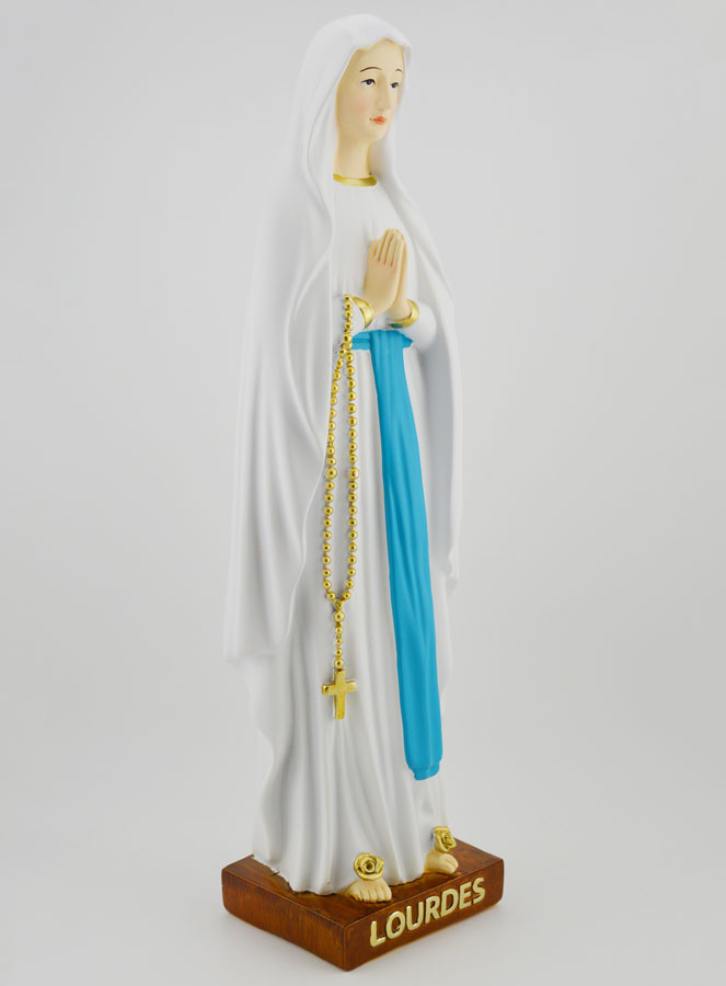 Statua Religiosa Nostra Signora di Lourdes - 30 cm (pic 3)