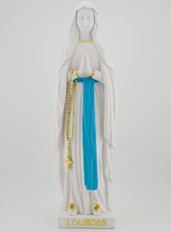 Statua Religiosa Nostra Signora di Lourdes - 30 cm (pic 1)