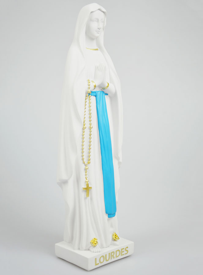 Statua Religiosa Nostra Signora di Lourdes - 40 cm (pic 3)