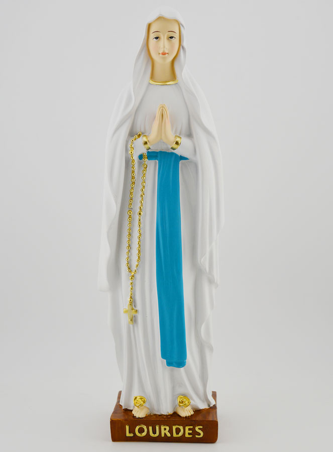 Statua Religiosa Nostra Signora di Lourdes - 25 cm (pic 1)