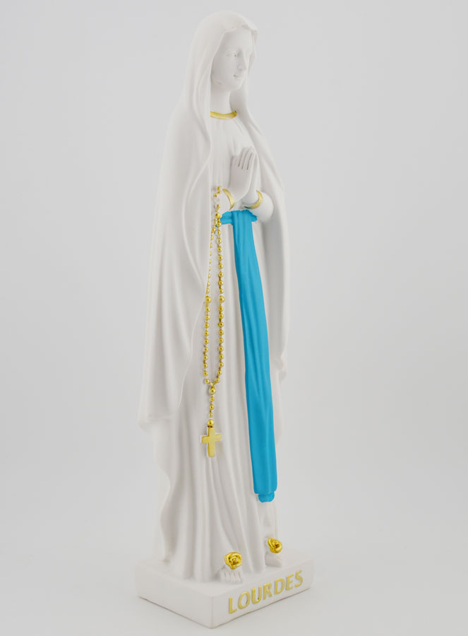 Statua Religiosa Nostra Signora di Lourdes - 25 cm (pic 3)