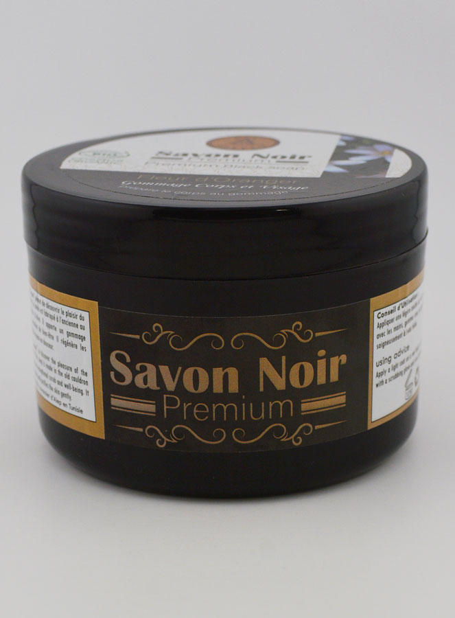 Sapone Nero Premium Bio ai Fiori d'Arancio - 250g (pic 1)