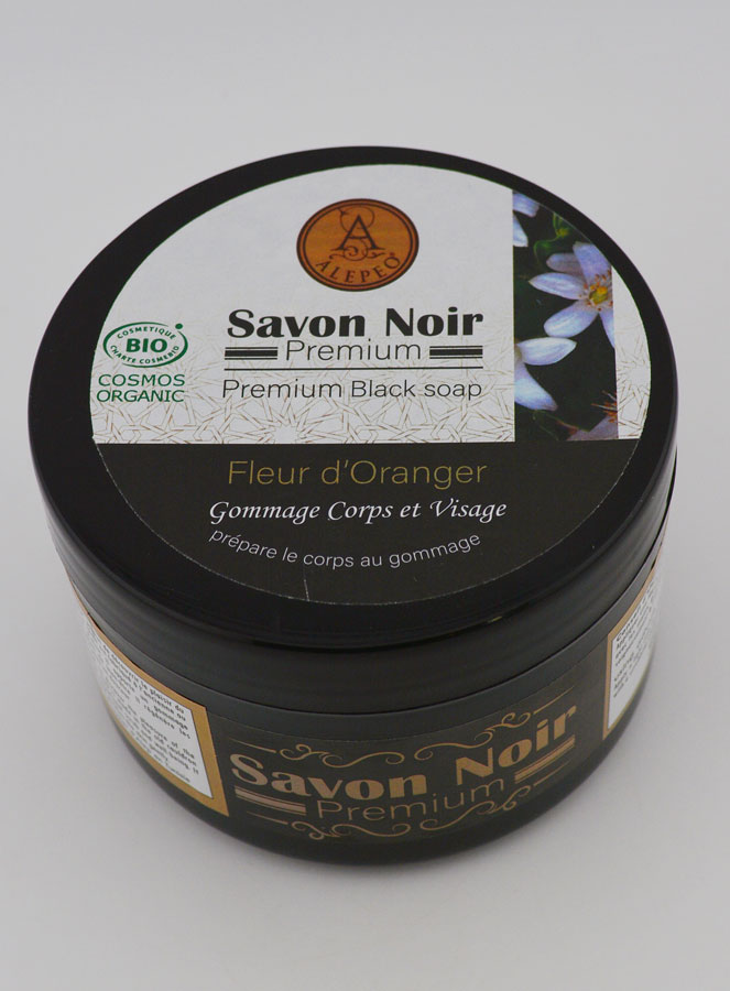 Sapone Nero Premium Bio ai Fiori d'Arancio - 250g (pic 2)