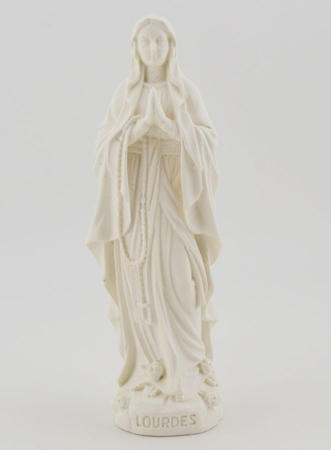 Statua Madonna di Lourdes Fosforescente - 12cm (pic 1)