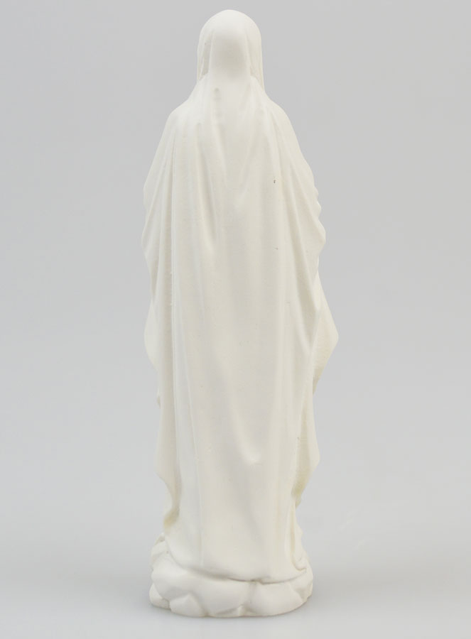 Statua Vergine di Lourdes in Resina Fosforescente - 12cm (pic 4)