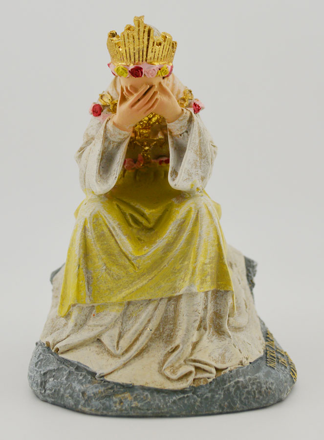 Statua Madonna di La Salette in Lacrime - 11cm (pic 2)