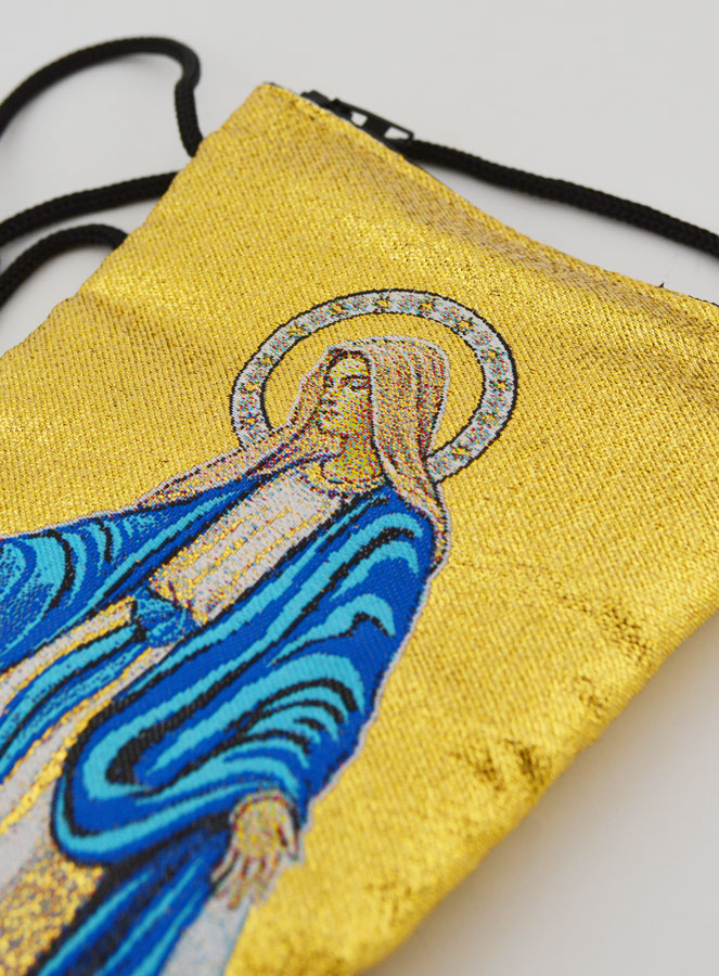 Borsa Porta Cellulare o Occhiali - Vergine Miracolosa (pic 3)