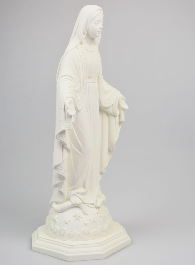 Statua Vergine Miracolosa in Resina Fosforescente - 30 cm (pic 3)