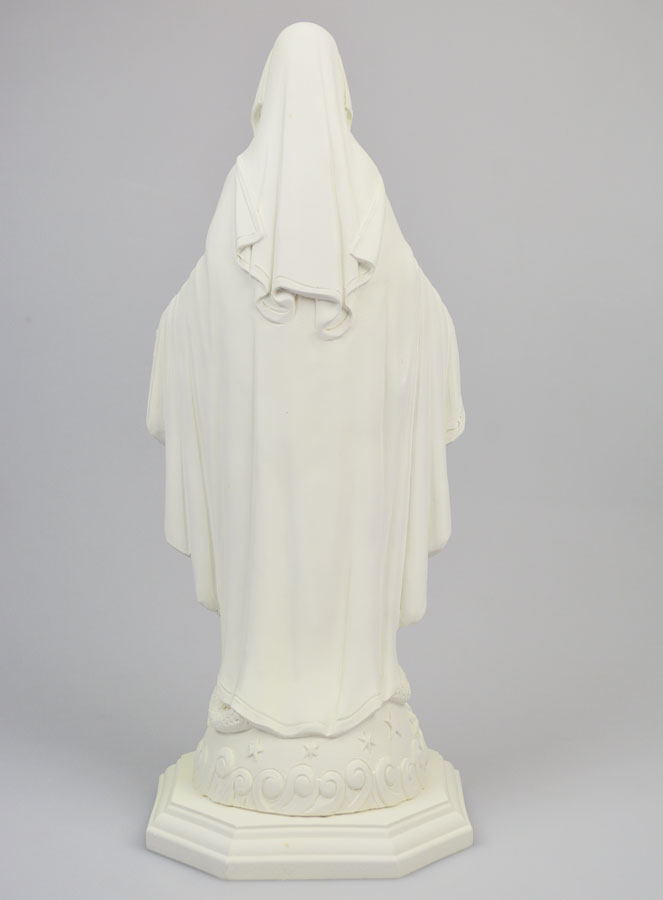 Statua Vergine Miracolosa in Resina Fosforescente - 30 cm (pic 4)