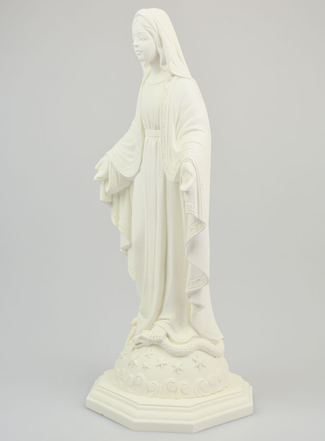 Statua Madonna Miracolosa in Resina Fosforescente - 30 cm (pic 2)