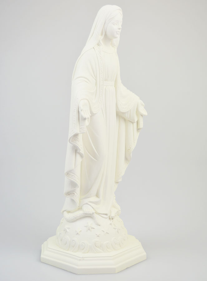 Statua Madonna Miracolosa in Resina Fosforescente - 30 cm (pic 3)