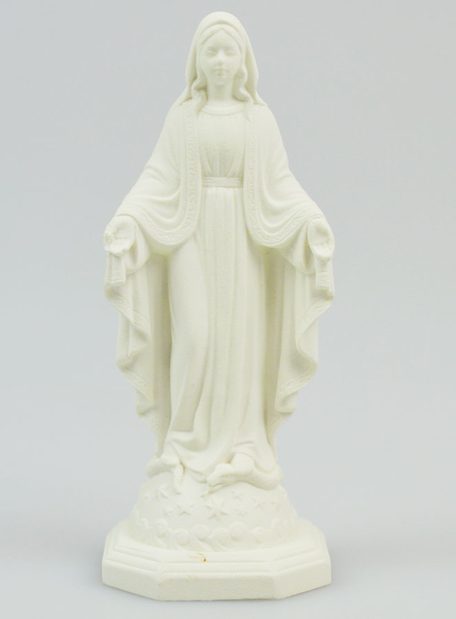 Statua Vergine Miracolosa in Resina Fosforescente - 9cm (pic 1)