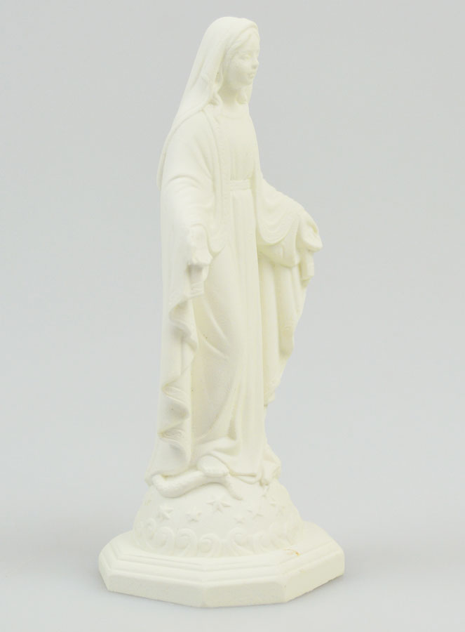 Statua Vergine Miracolosa in Resina Fosforescente - 9cm (pic 3)